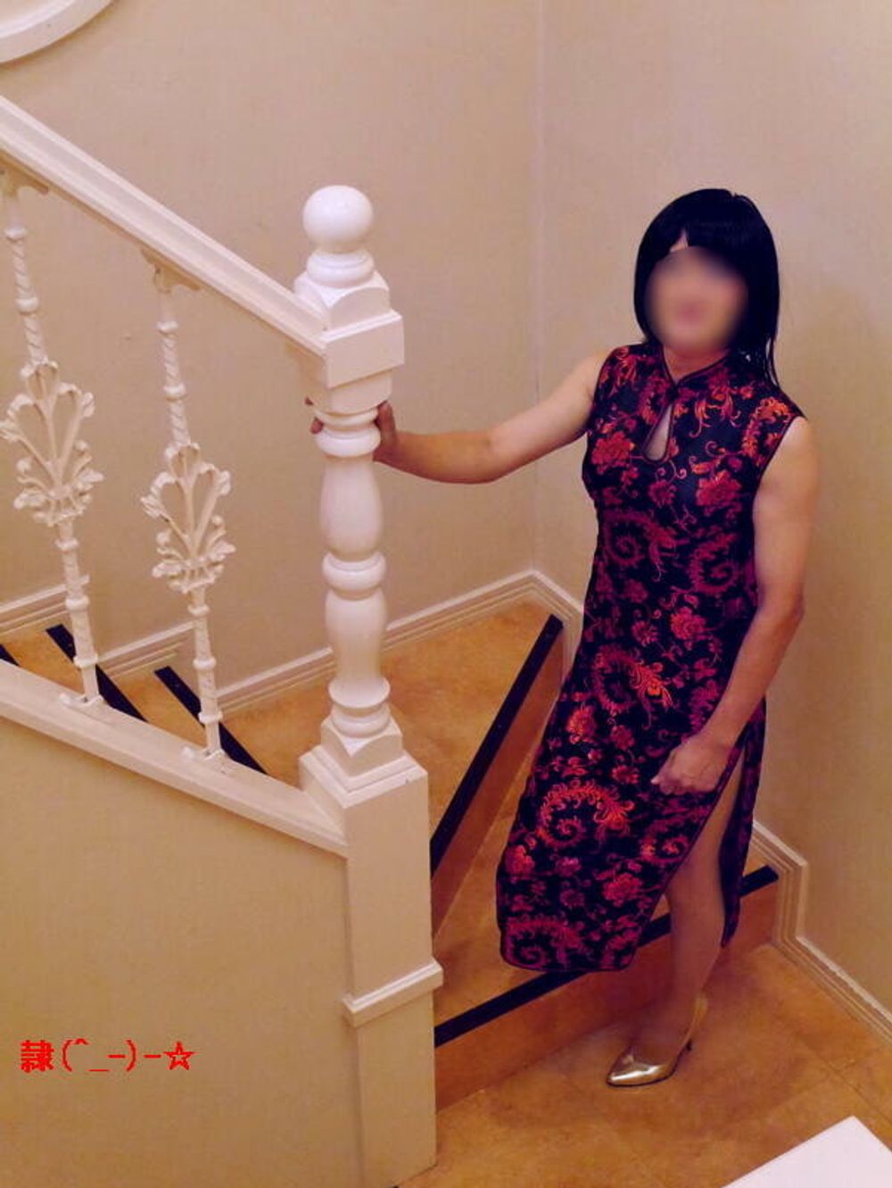 japanese crossdresser shemale straightjacket qipao BDSM 2 #5