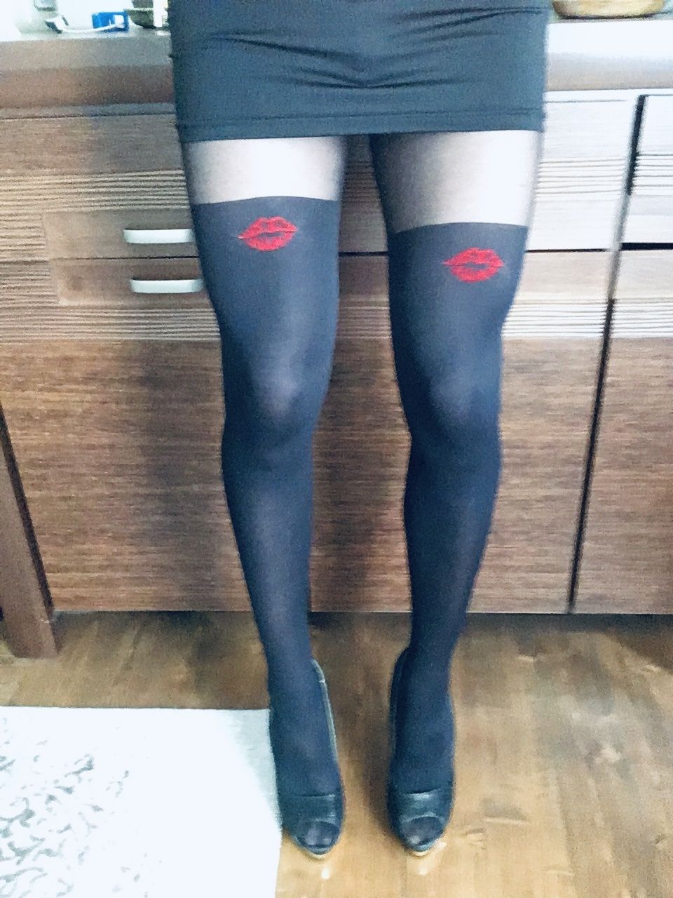 Sissy in stockings & garter belt #12