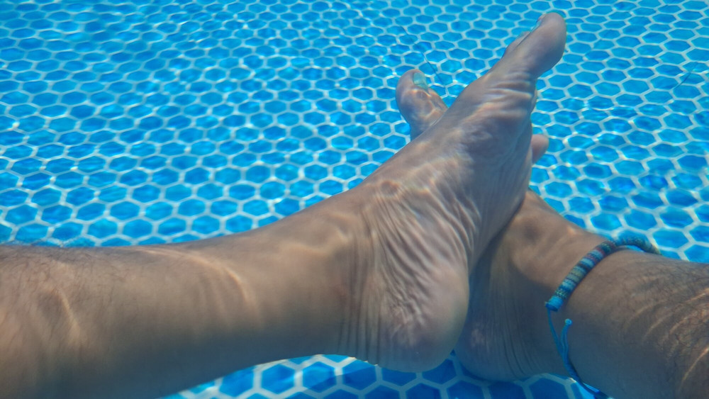 My feet under water #13