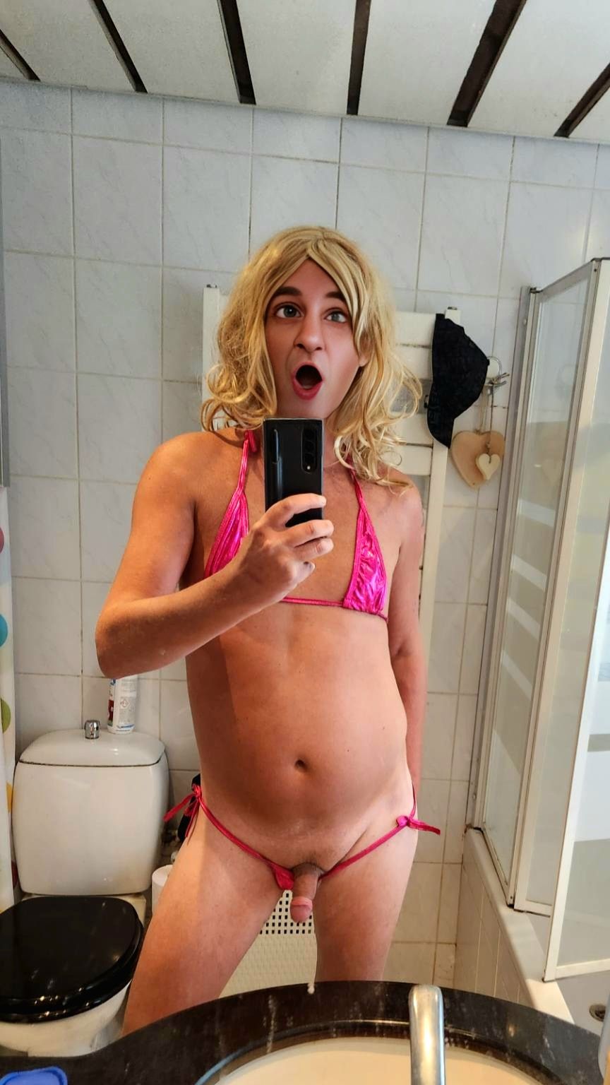 Dutch sissy crossdresser tgirl barbie FamkeJames  #17