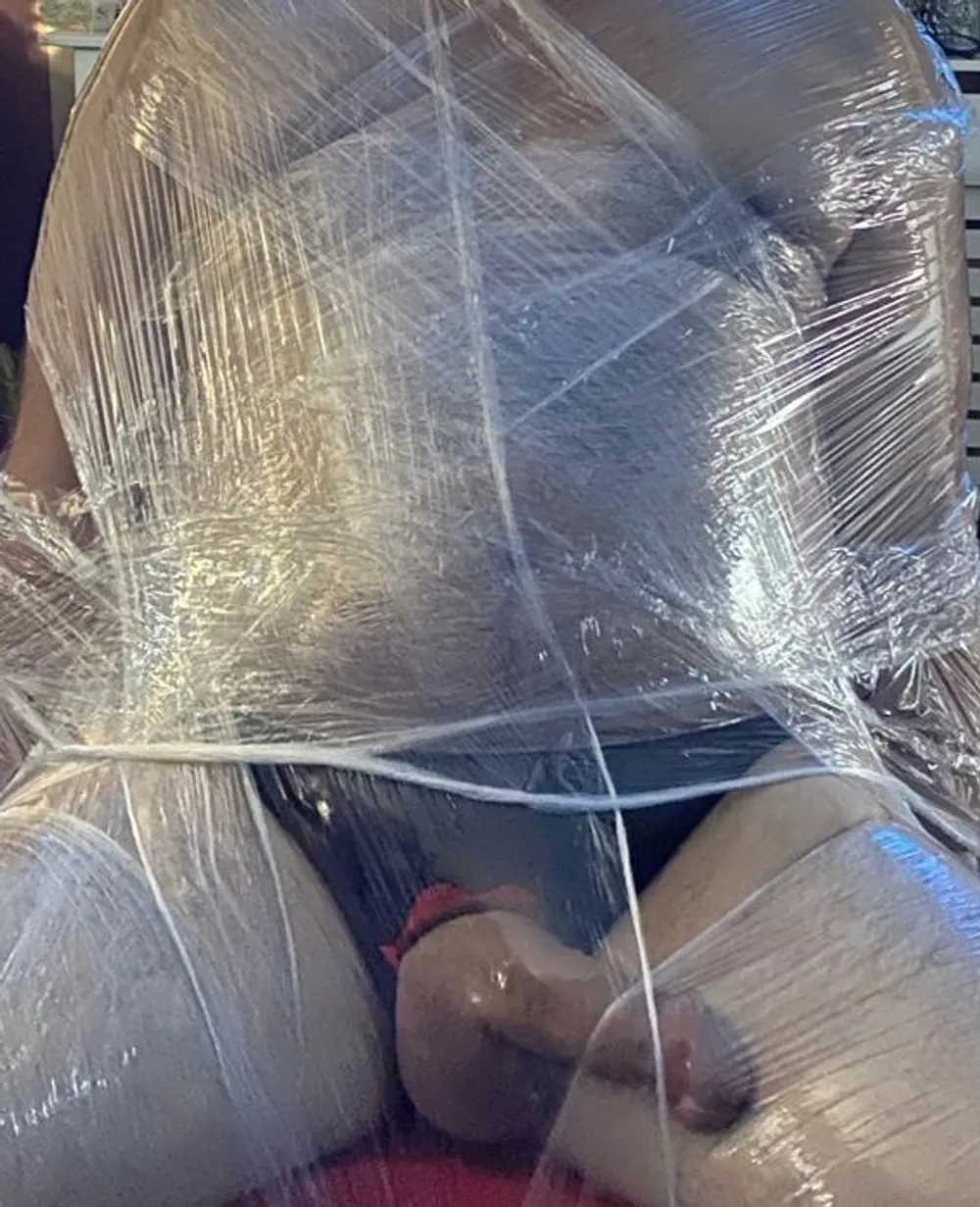 Wrapped cock #2