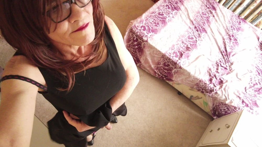 Crossdress black skirt #9