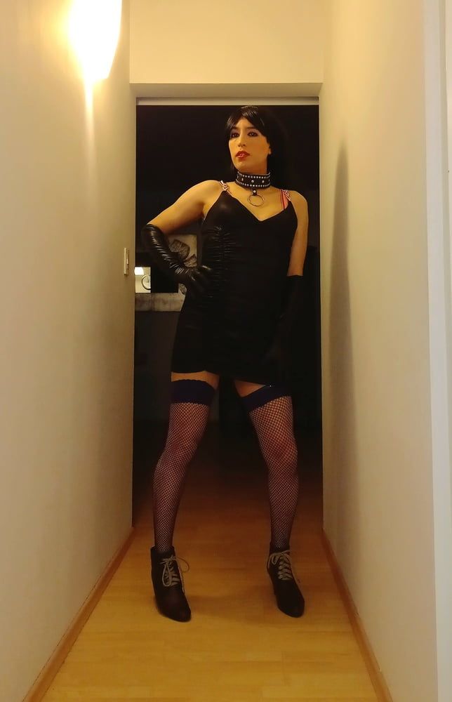 Sissy in black dress #55