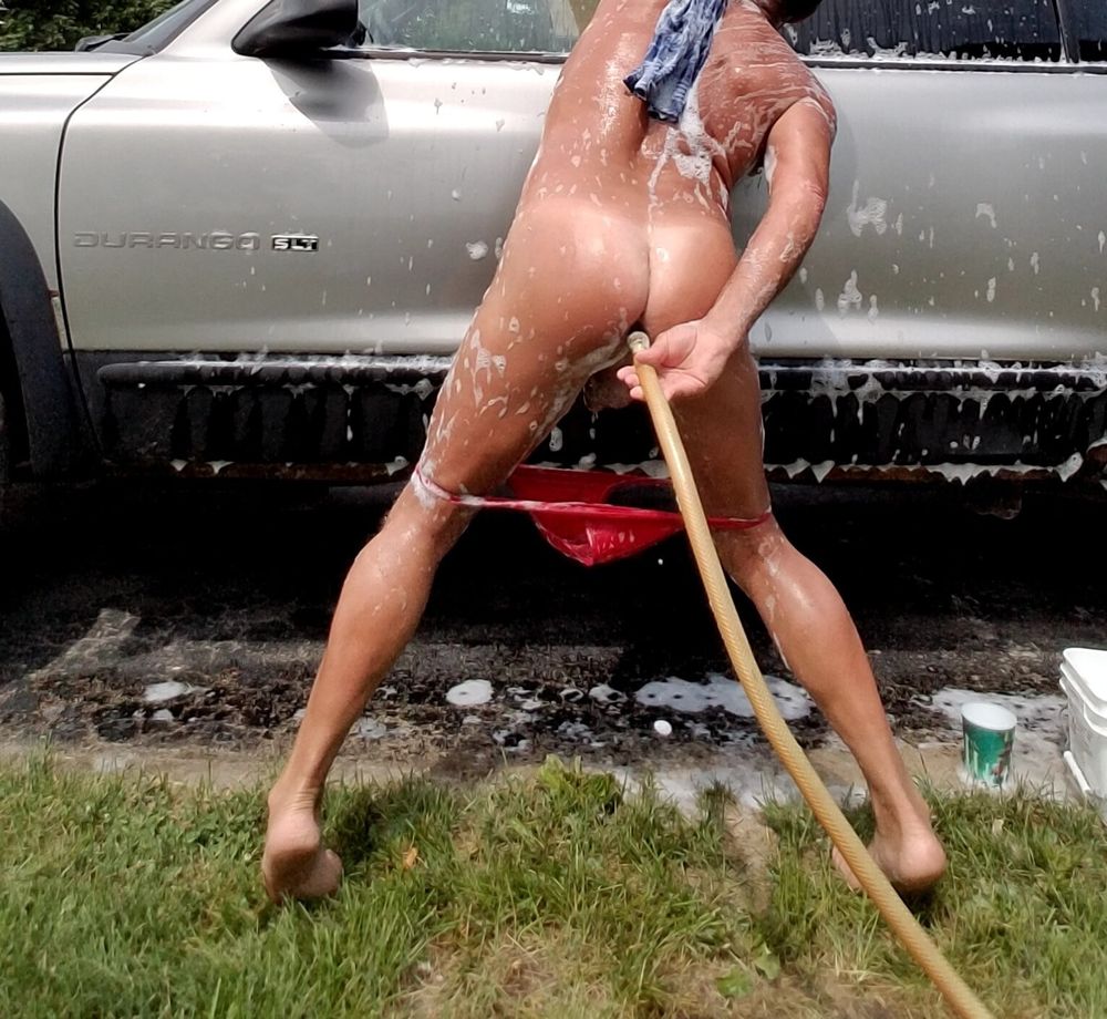 Nude Naked Public Car Wash #25