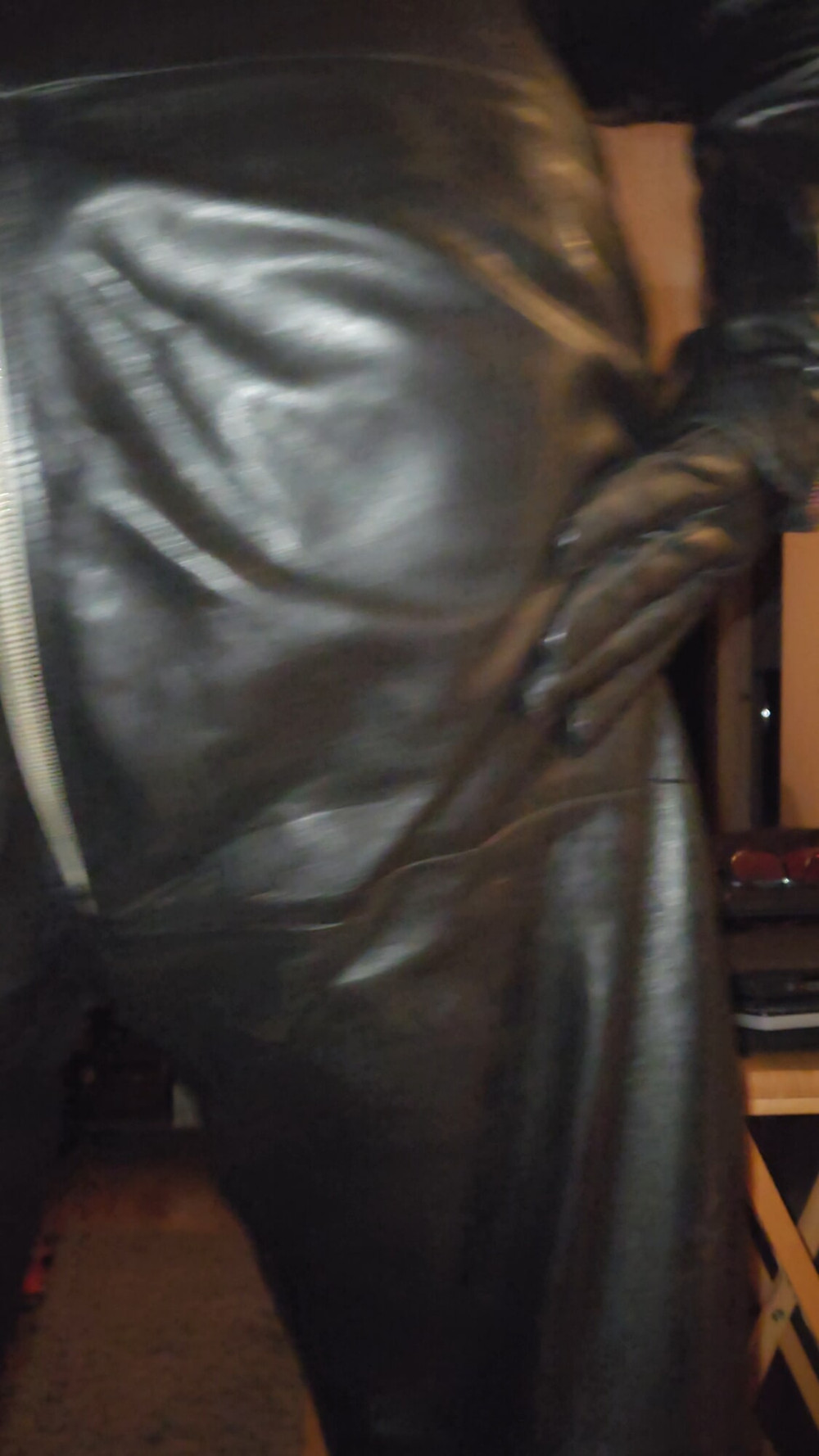 Lovely leather overalls #6