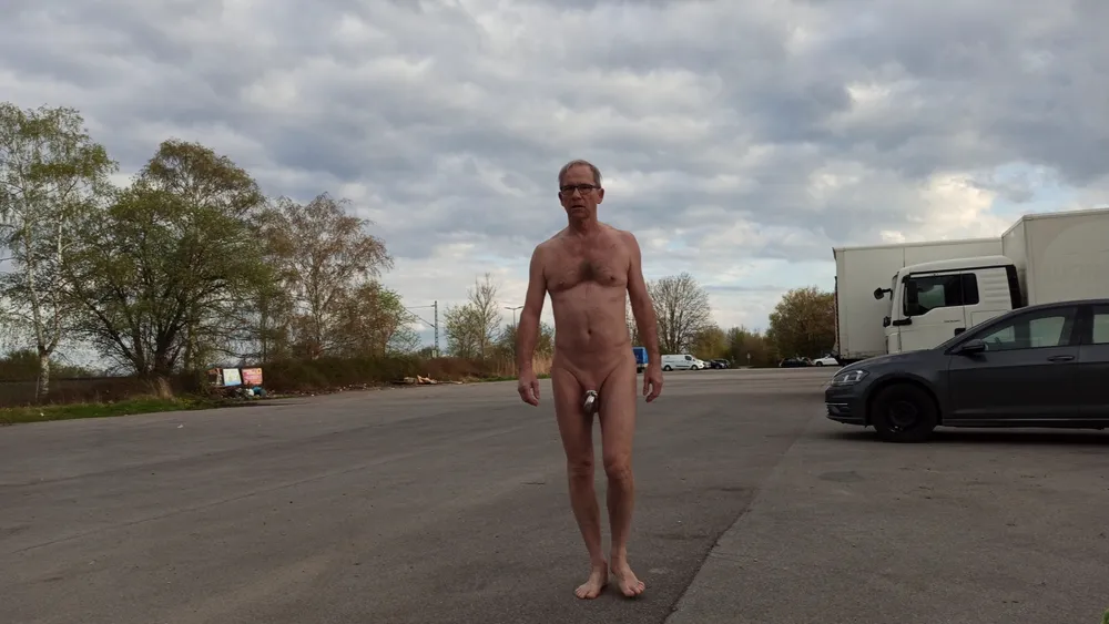 Naked at the parking space  #6