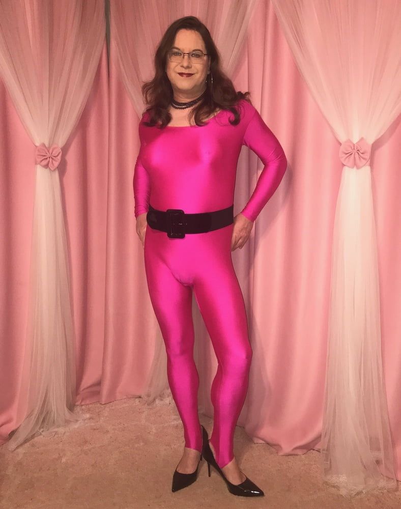 Joanie - Hot Pink Catsuit #11
