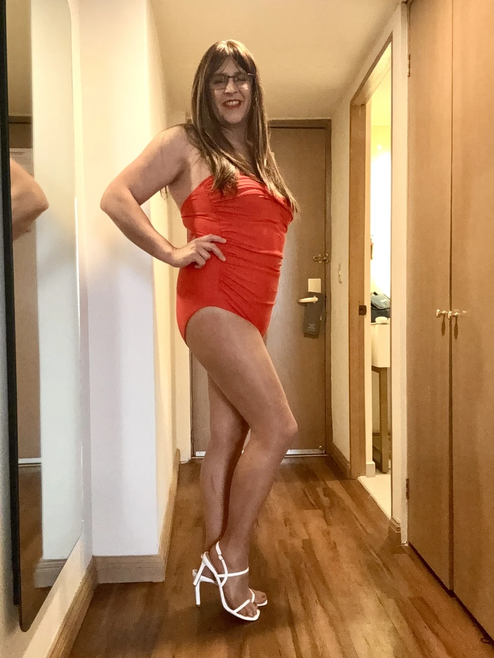 Red swimsuit  #6