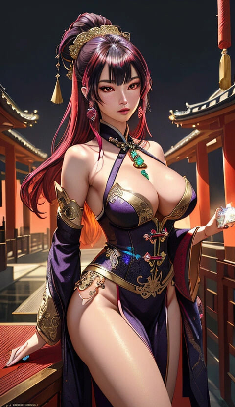 chinese temple (Ai models) #48