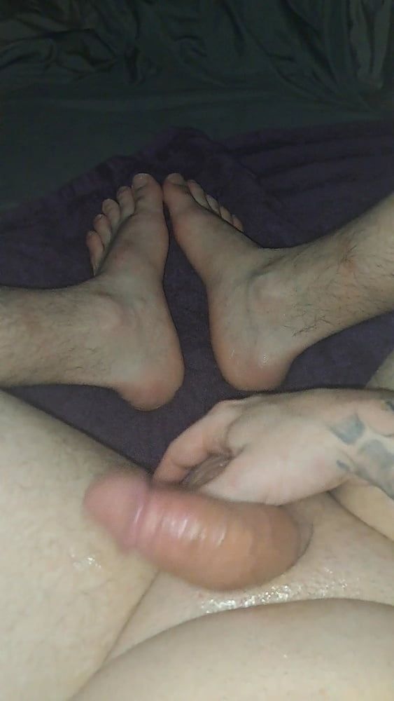 My dick and feet #2