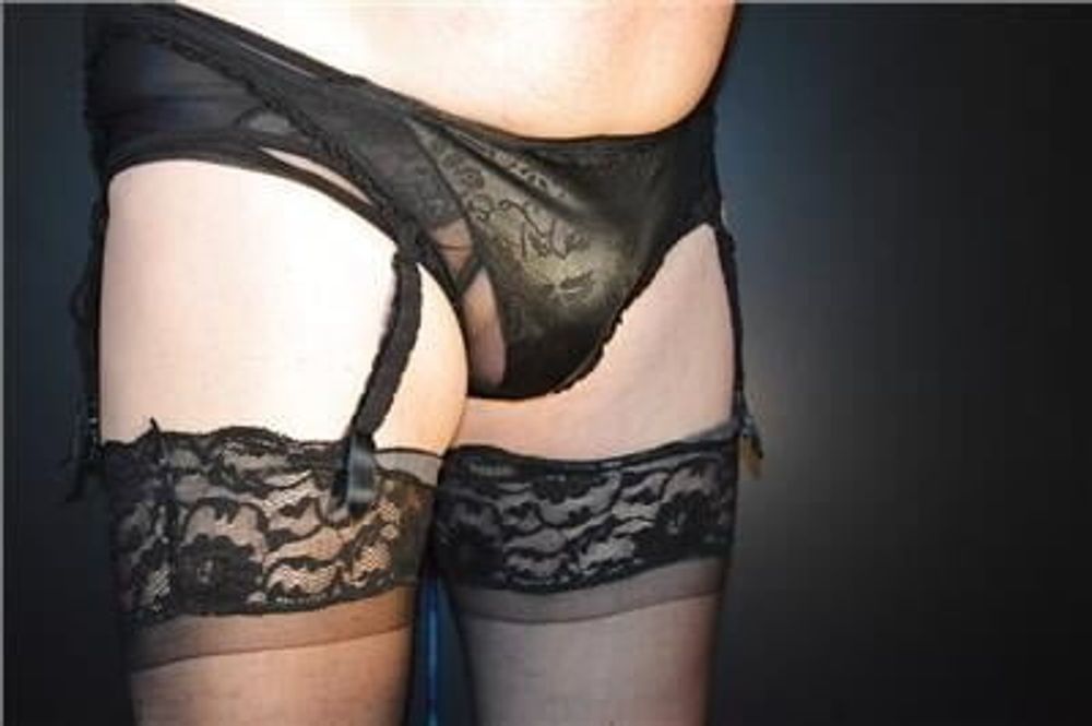 Thrilled Panties and Christen Dior Sheer Stockings #10