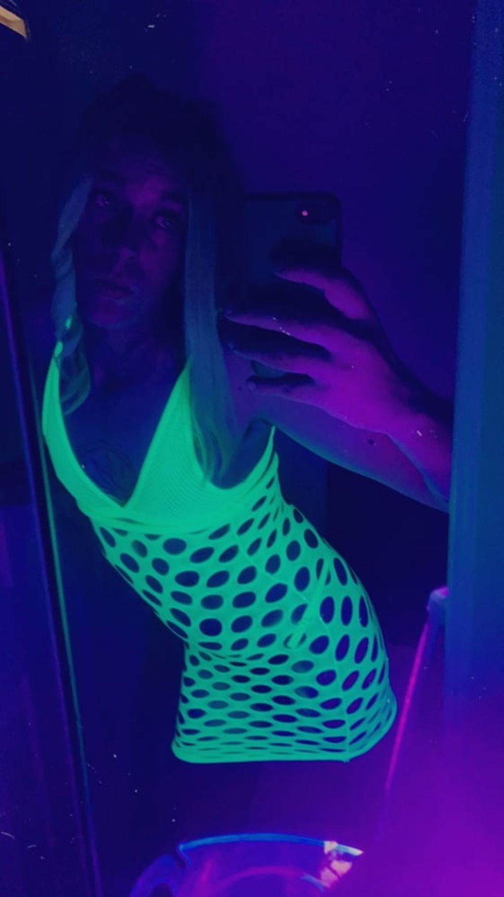 Blacklight Minidress Babe #3