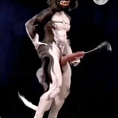 Werewolf cumshot
