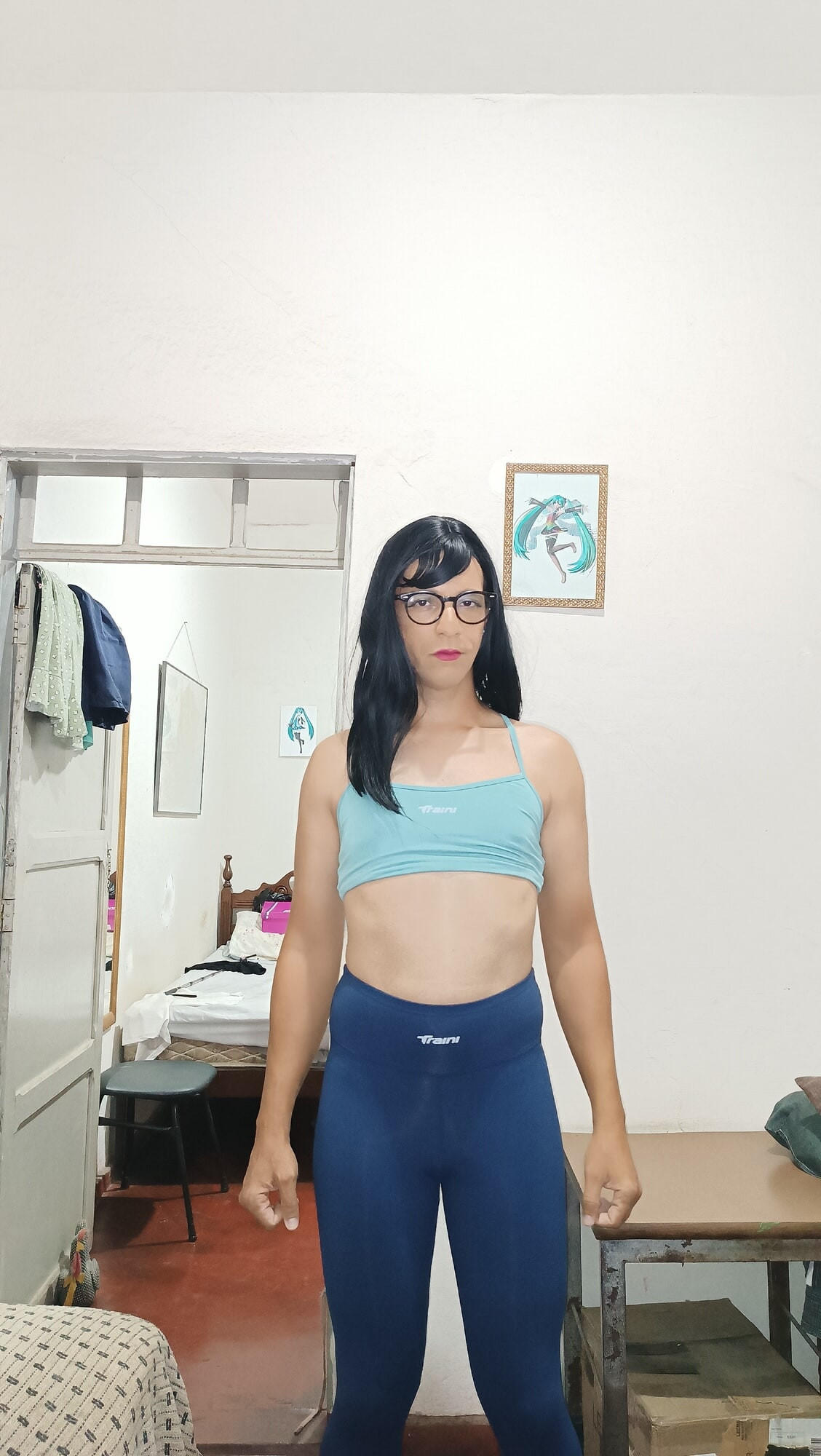 Sakura Nakamura Cute Legging Gym  #40