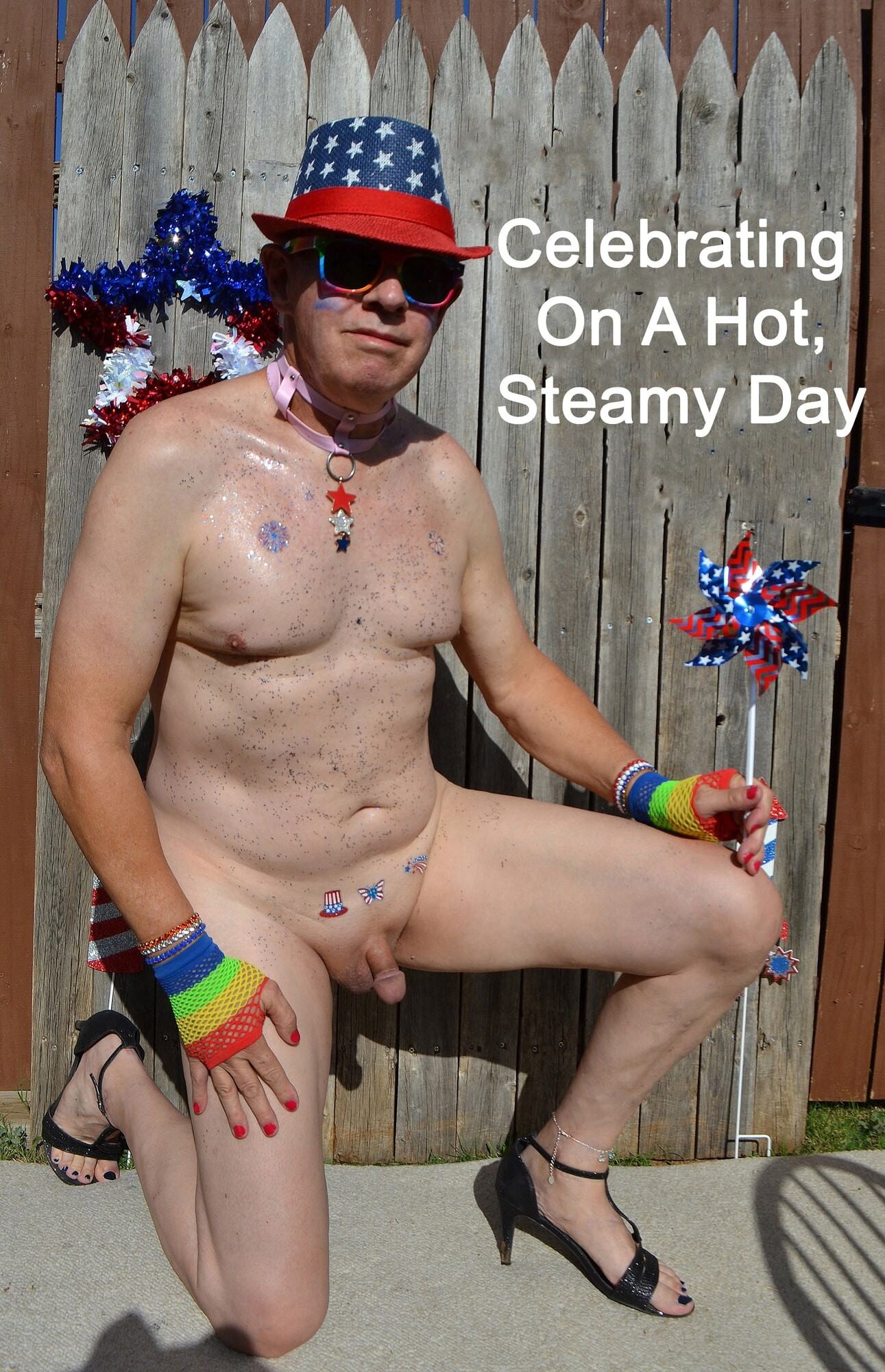 Celebrating The 4th of July In The Backyard