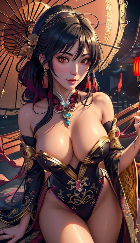 chinese temple (Ai models) #47