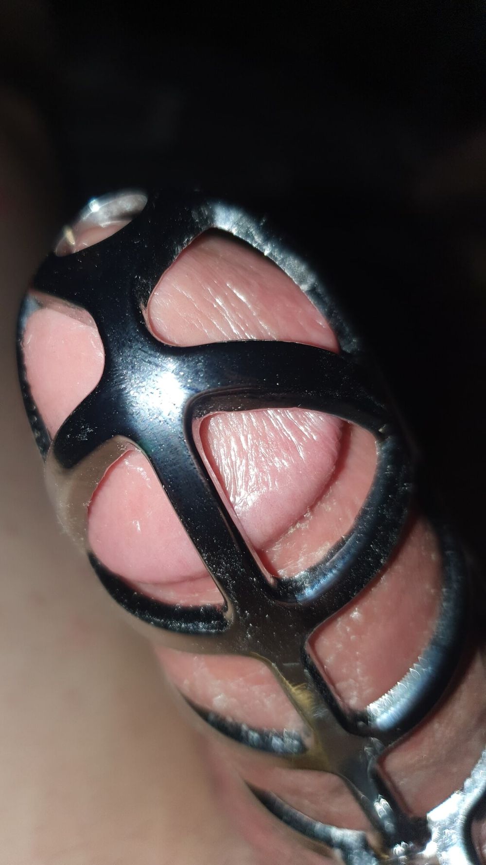 Trapped in the penis cage #8