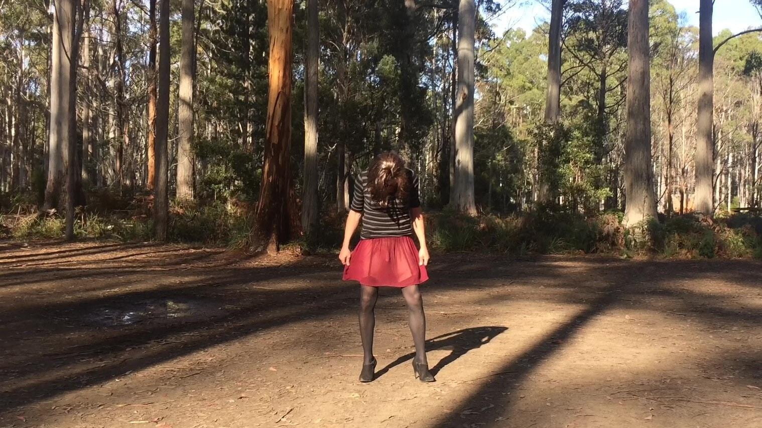 Crossdress Roadtrip - Semi Transparent Skirt 3 #11