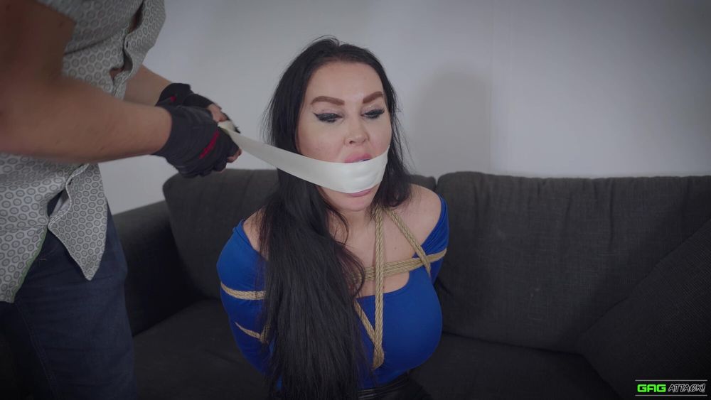 Jada - Tie Up and Tape Gag Me Hard in Bondage #13