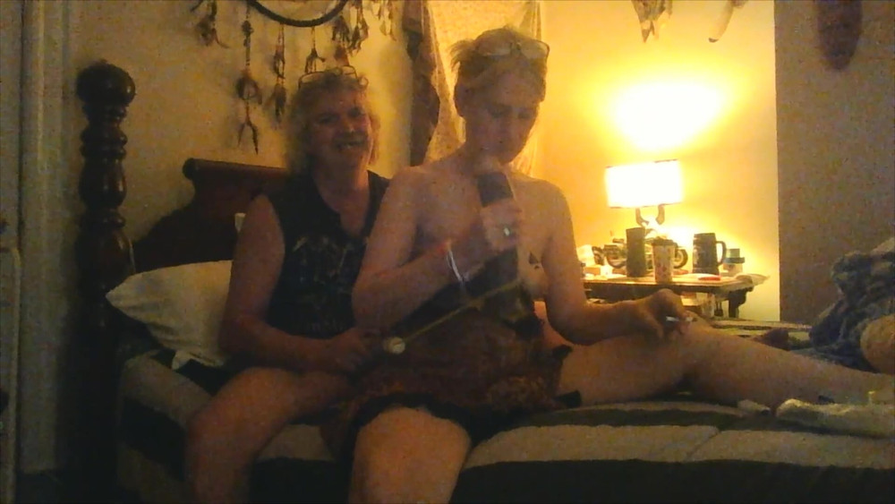its a day night me hubby and big black dildo #24