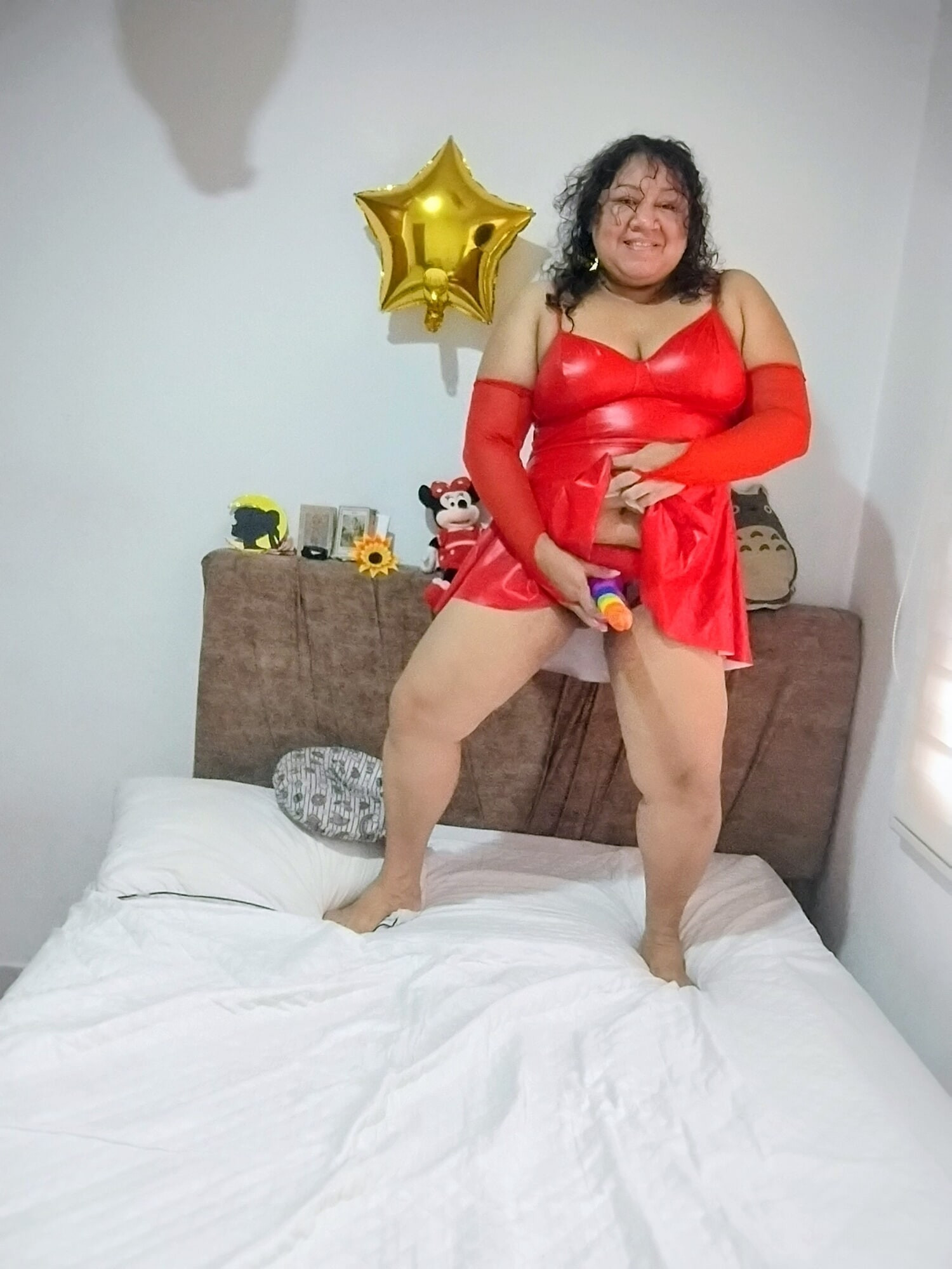 Playing with my colourful cock  #7