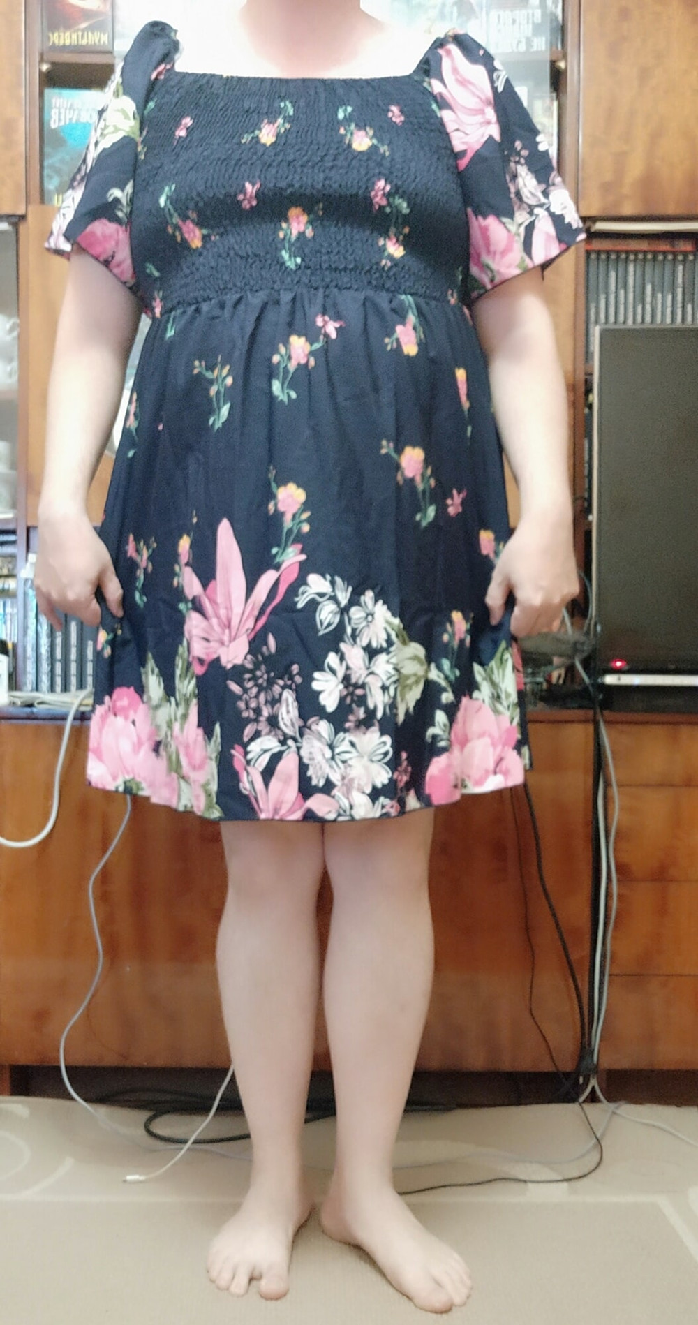 Sissy puts on a strapon and poses with it #36