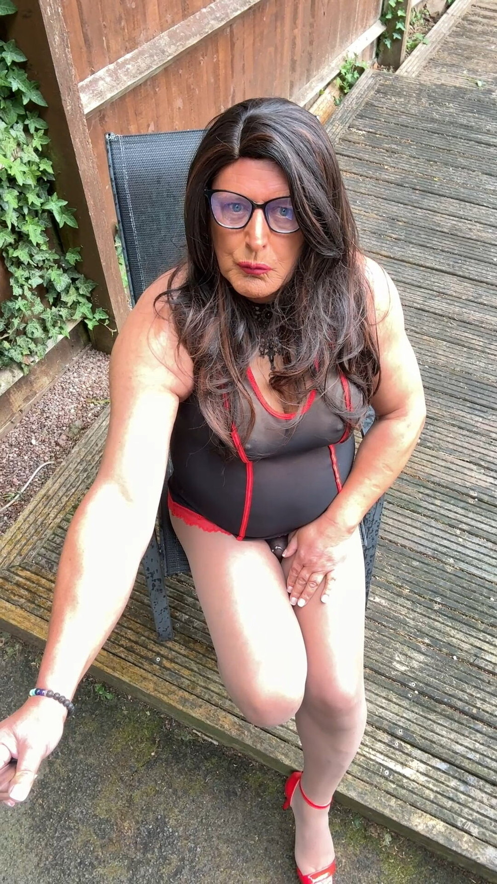 Sexy Crossdresser Kellycd2022 in sexy outfit and pantyhose  #34