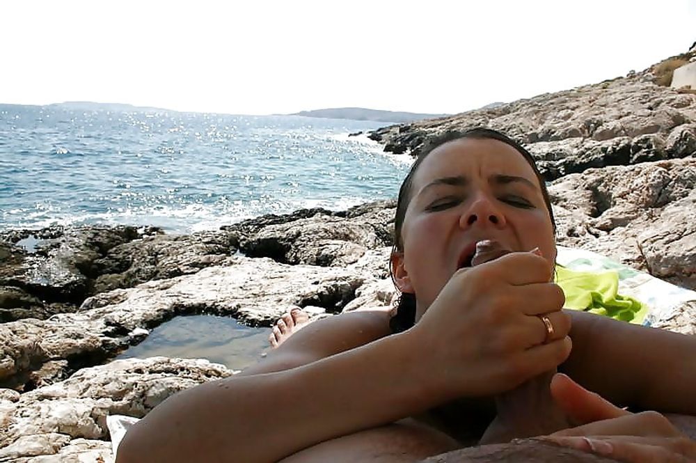 Blowjob on the beach #11