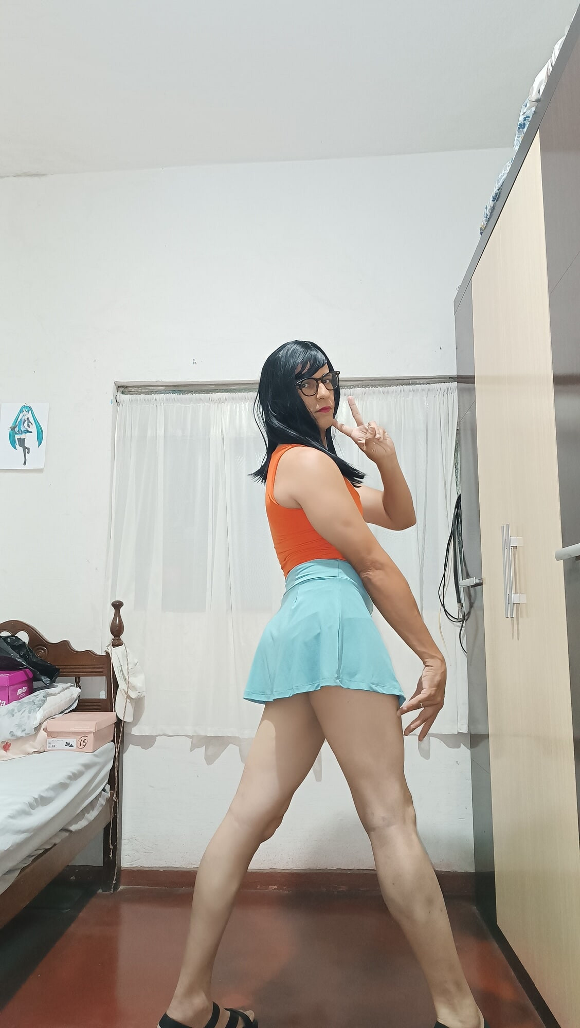 Sakura Bodysuit Orange Green Dresser  #7