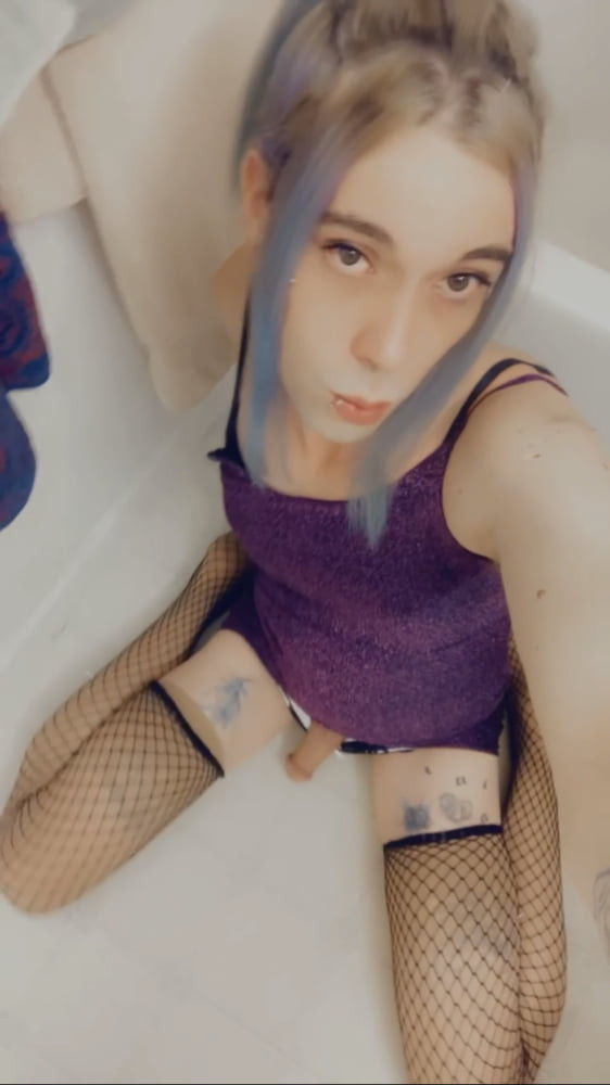 Hot Purple Minidress Slut #34