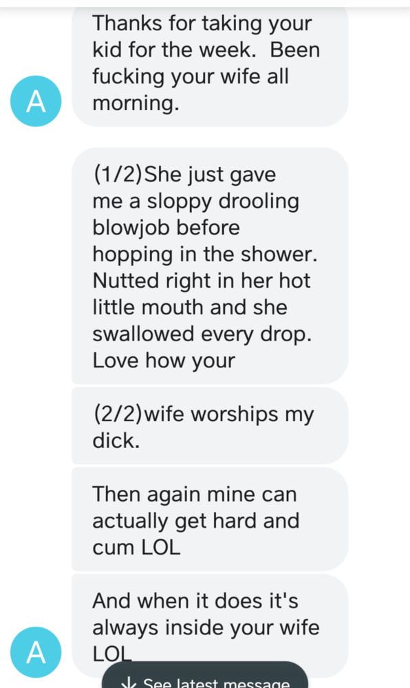 cuckold texts from wife's boyfriend #10