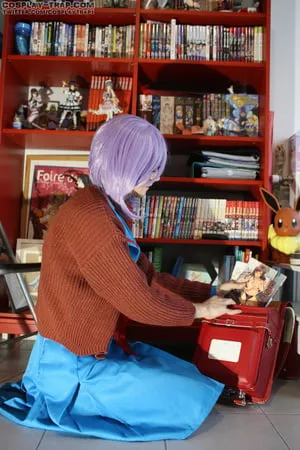 crossdress cosplay nagato found a special book         