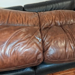 Cum on my leather pillow