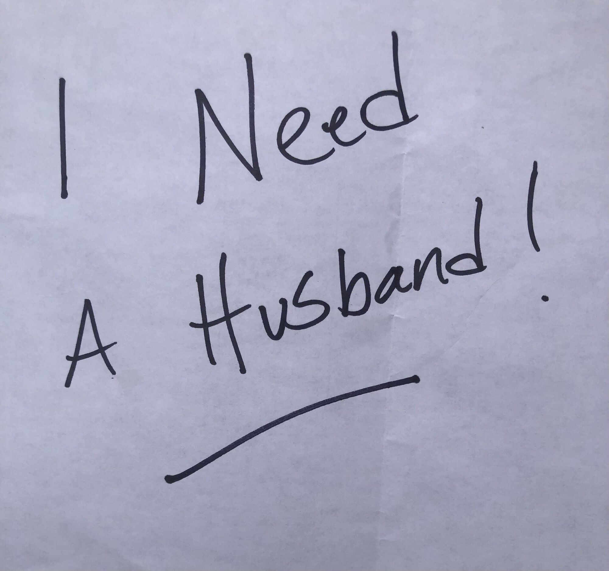 I need a Husband 