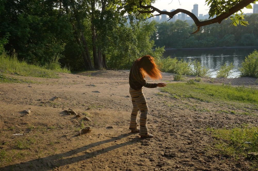 Redhair on slope  #3