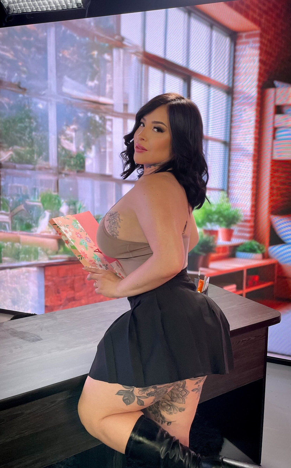 Profesora TETONA latina #2