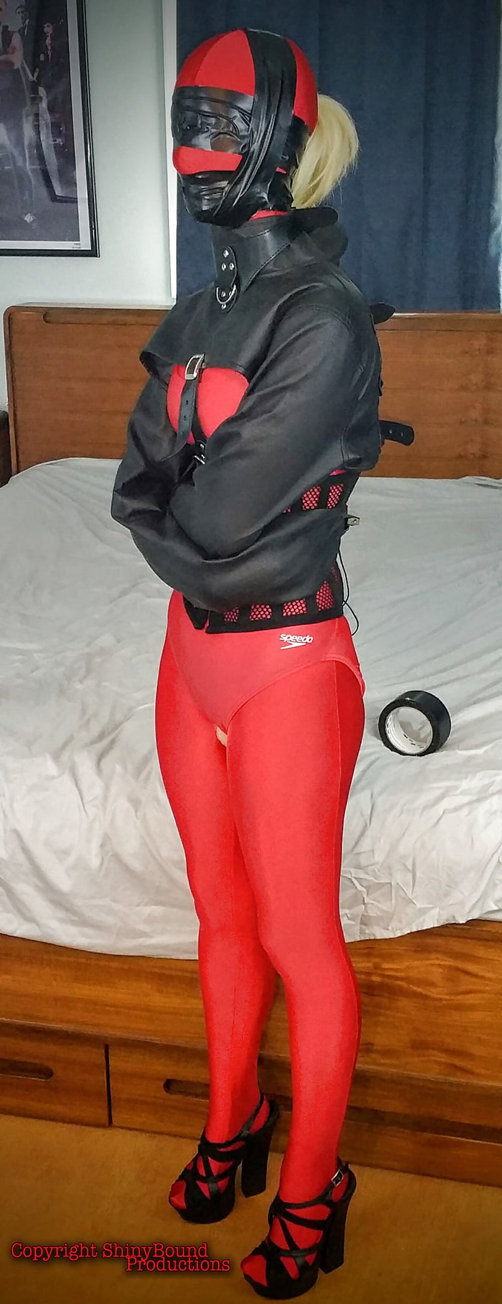 Trip Six.. Zentai Straightjacket Struggle #7