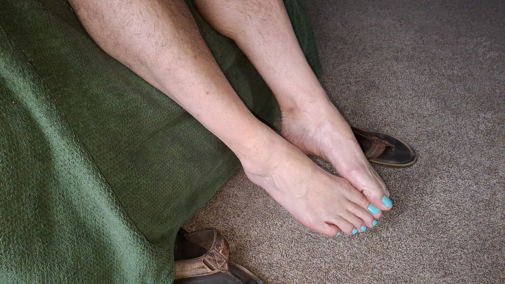 Would you suck my painted femboy toes and lick my soles? #10