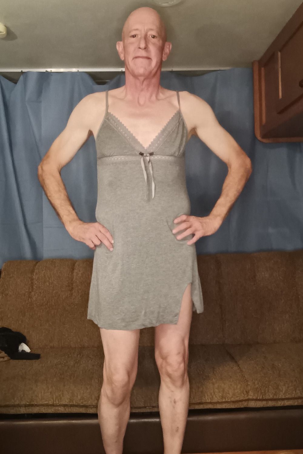 Faggot Andrew Brown Modelling Nighties #15