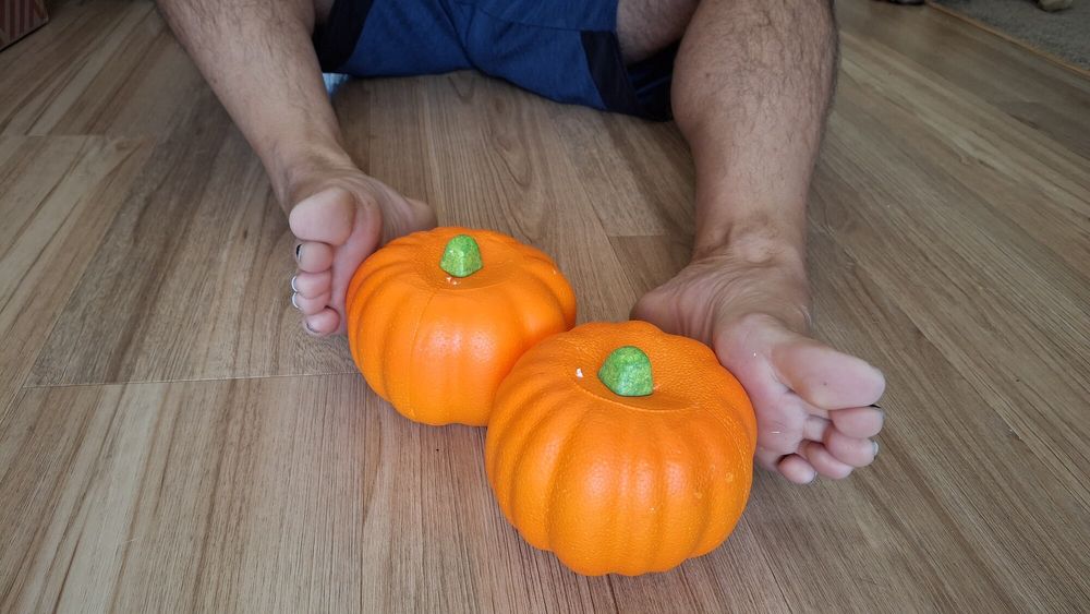 Pumpkin Foot Fetish #15