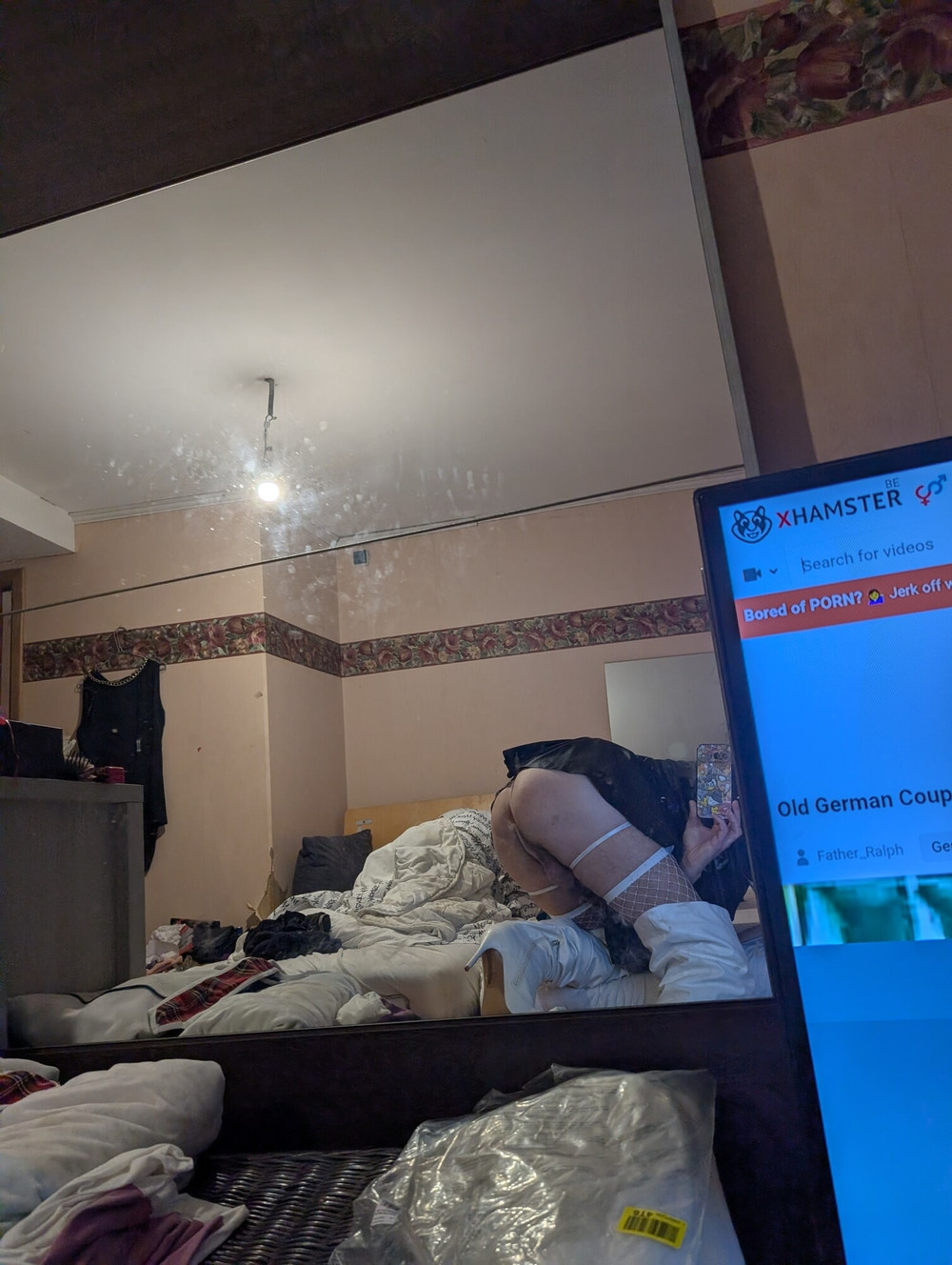 Lady boy sexy lingerie  #6