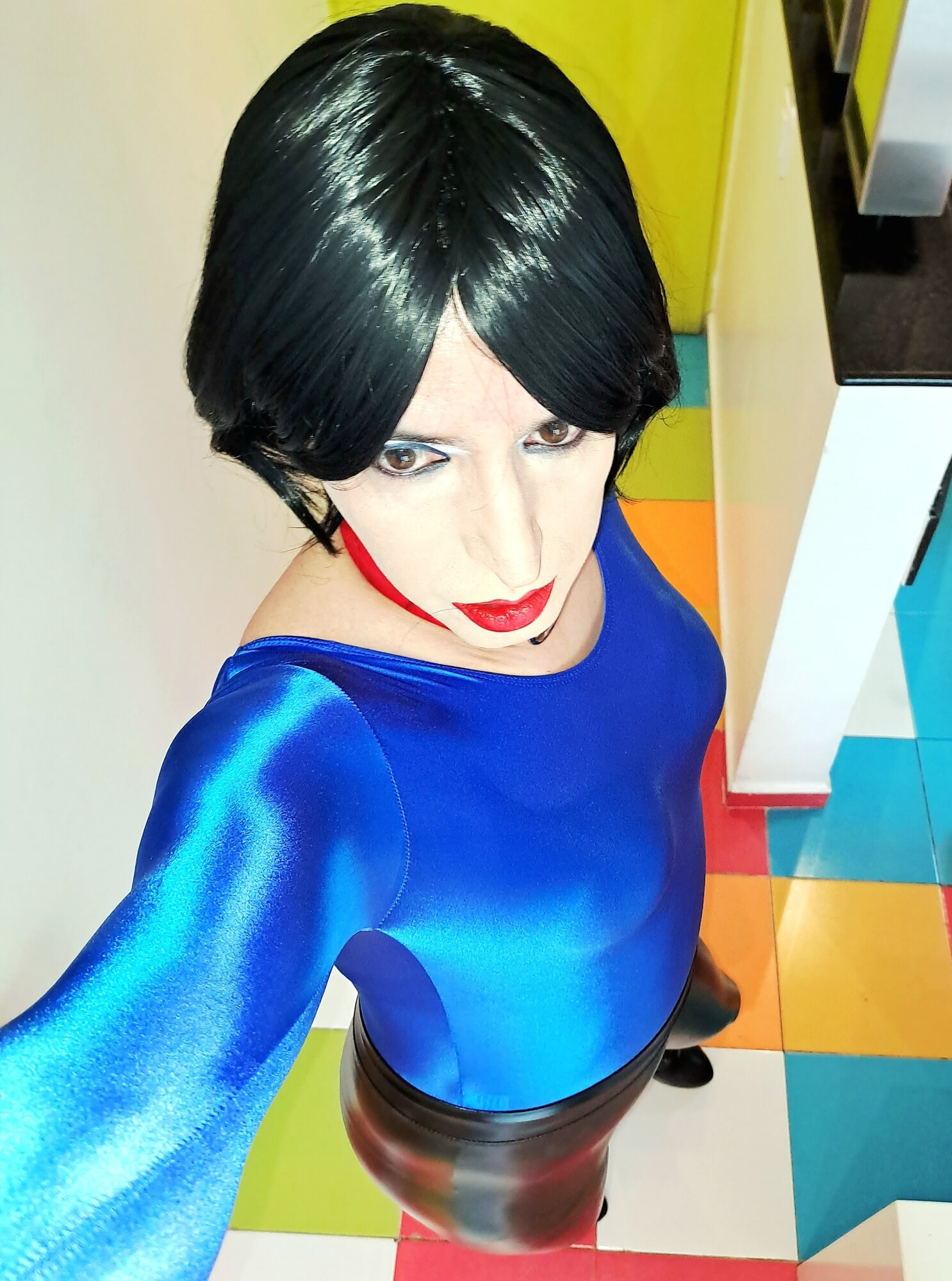 Blue body and black leggins #2