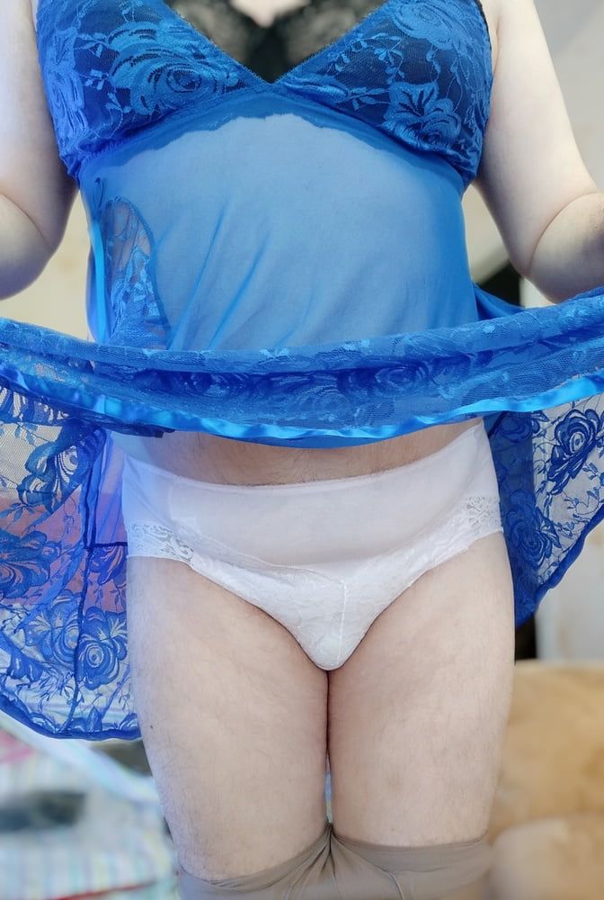 sexy blue underwear #3