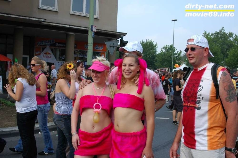 Blowjob at the Loveparade in Essen with Dany Sun &amp; Nathalie #23