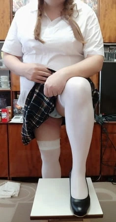 sissy posing in school uniforms         