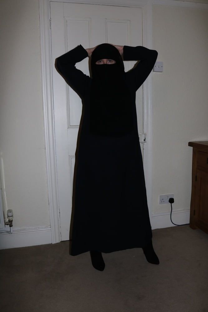 Burqa Niqab Fishnet Pantyhose #3