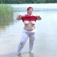 Wet at the lake