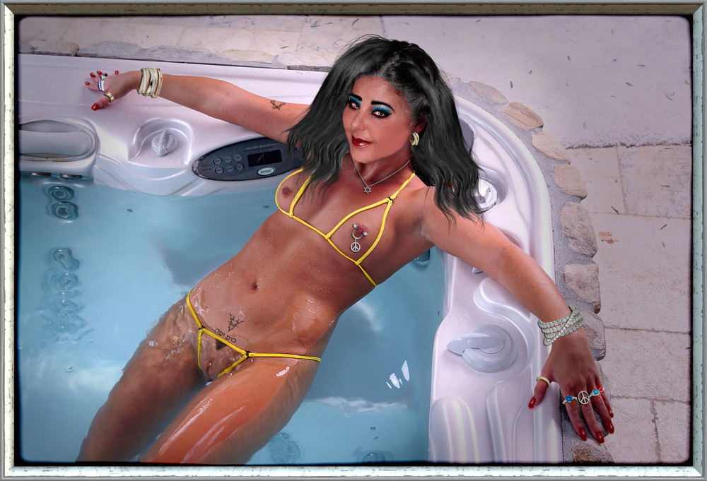 Amelie Yellow Cutout Bikini