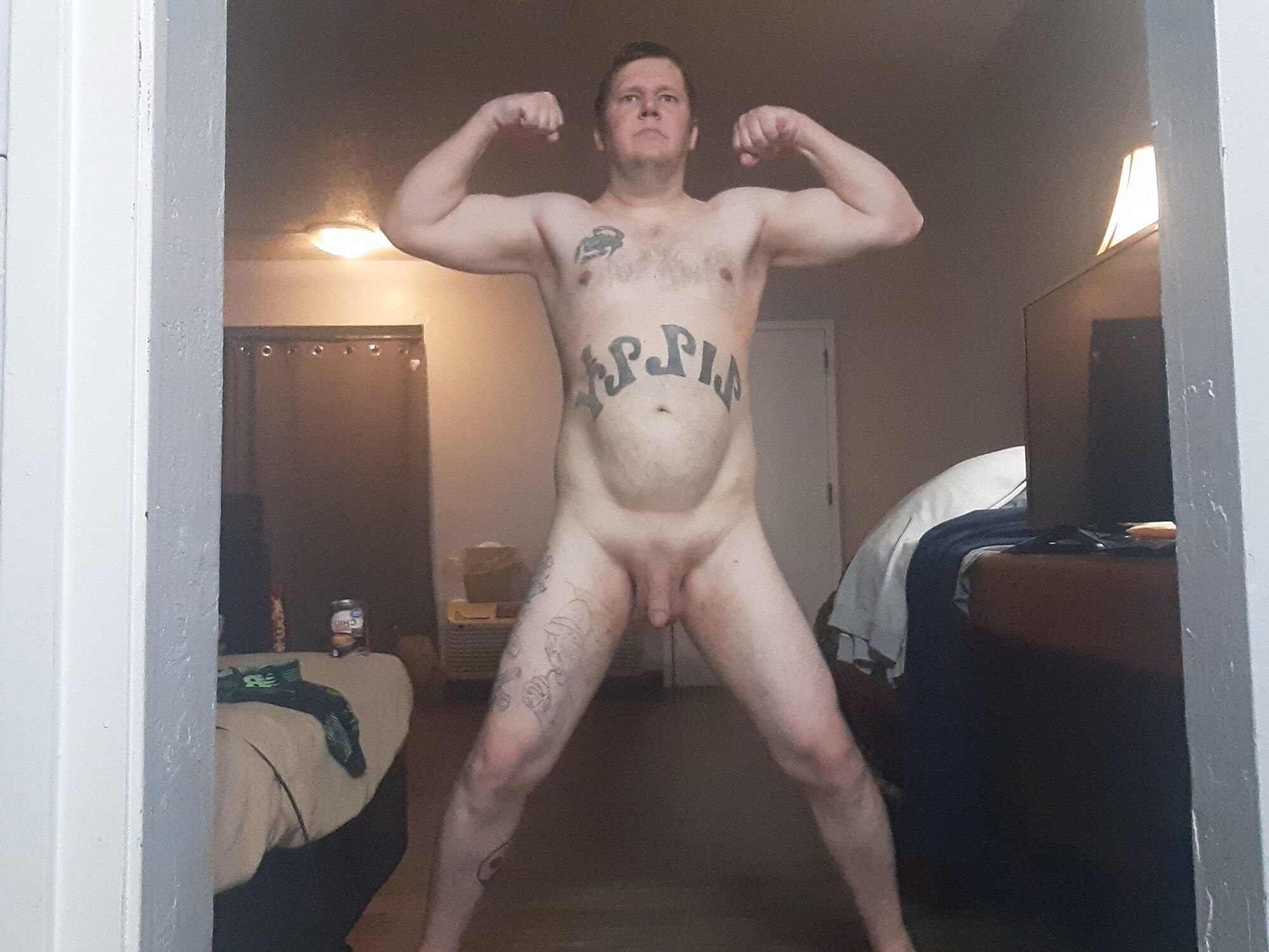 Nude muscle man me #3