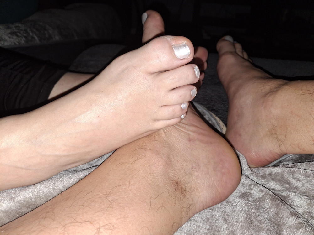Footsie with girlfriend #6